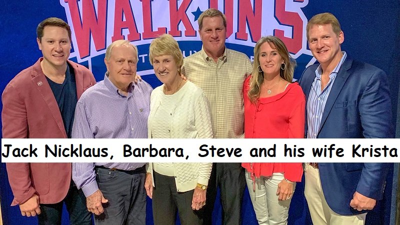 Jack Nicklaus, Barbara, Steve and his wife Krista